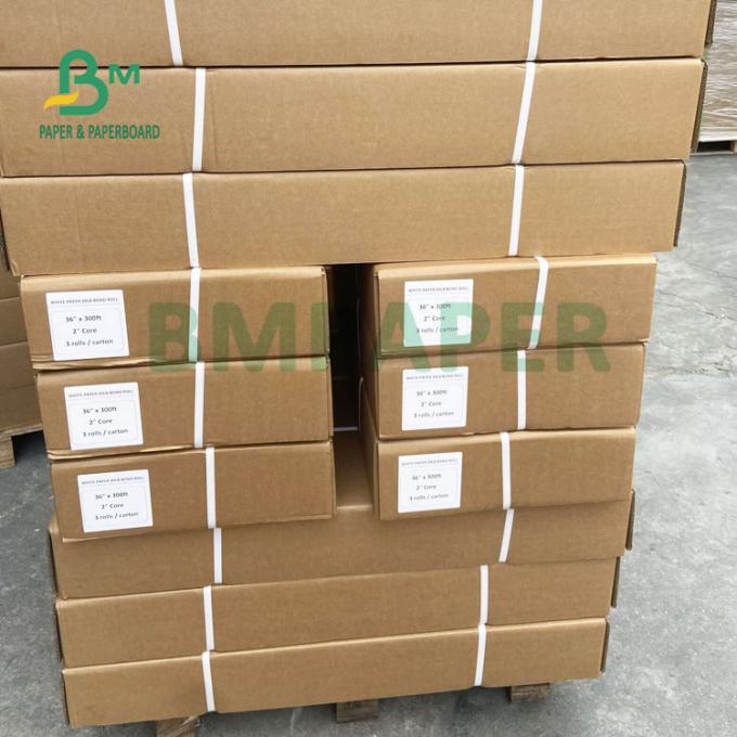 rolo do papel de plotador de 20lb CAD para a impressora a jato de tinta 36