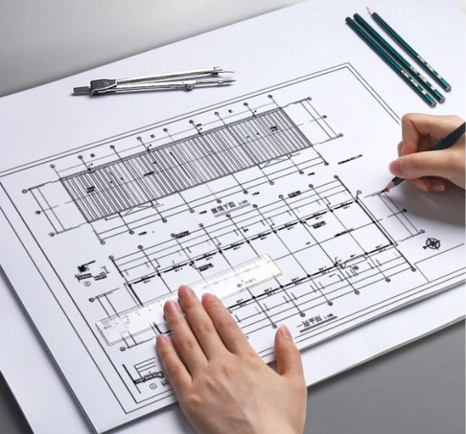 rolo do papel de plotador de 20lb CAD para a impressora a jato de tinta 36