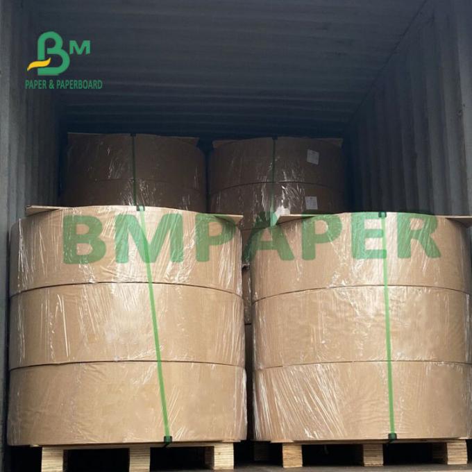 papel molhado alto do ofício da resistência à tração do papel de embalagem de 700 * de 1000mm 70g Brown para a fita