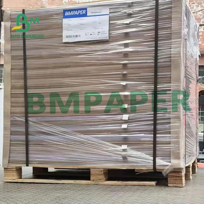 1mm 1000 mícrons Grey Book Binding Board Backing Gray Board For Packaging