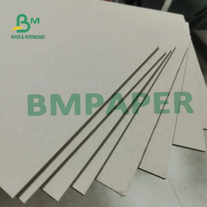 cartão rígido do ofício de 3mm 3000micron Grey Card Board Smooth Surface para empacotar