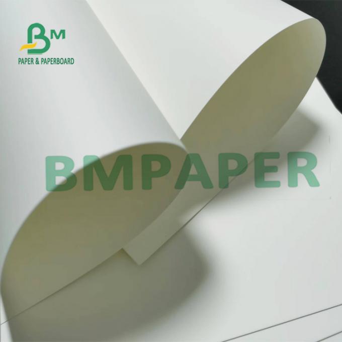 papel impermeável lustroso branco PP da etiqueta sintética autoadesiva de 226um