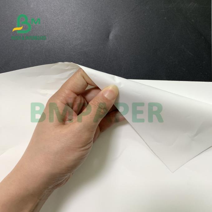 Folhas de papel sintéticas do ANIMAL DE ESTIMAÇÃO branco lustroso com o de alta qualidade para a impressão