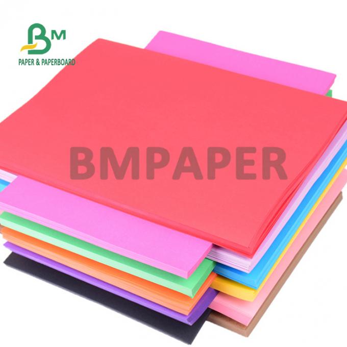 superfície lisa Bristol Cardboard For DIY dos ofícios coloridos sem revestimento de 220gsm
