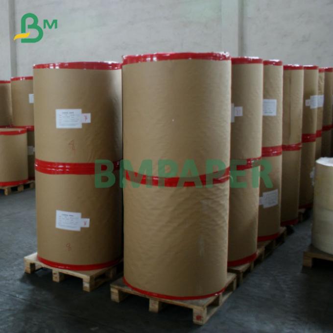 rolo de papel térmico da caixa registadora branca alta de 48g 55g para a máquina da posição