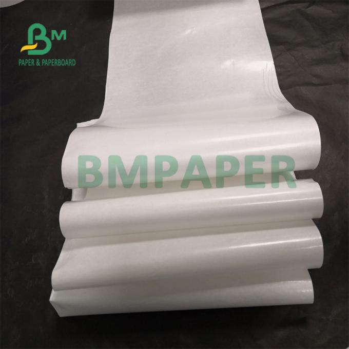 Papel de embalagem branco de produto comestível 40gsm 50gsm MG para Sugar Package 600mm