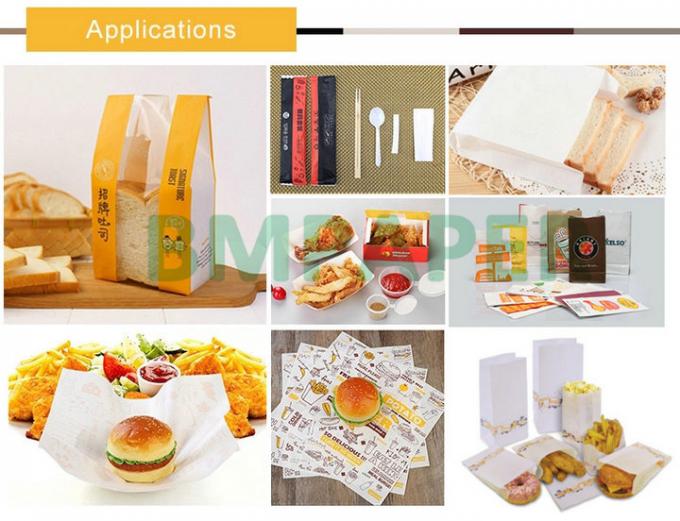 Impermeável o PE 40gsm + 10g revestiu o papel para Sugar Sachet Food Safe 70cm