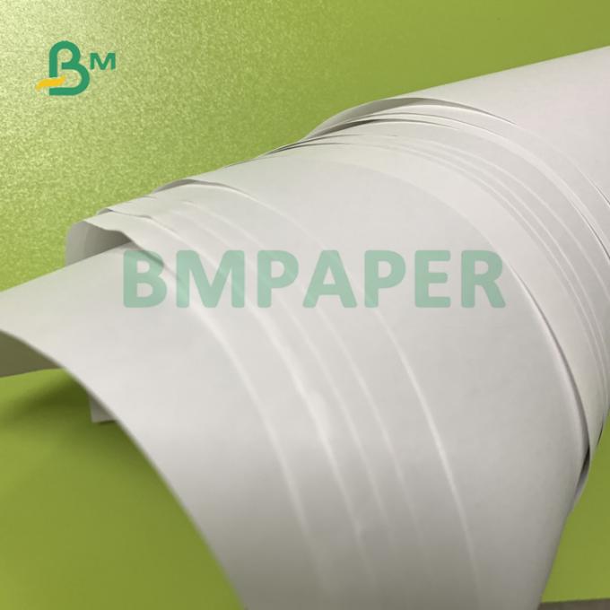 papel térmico branco de superfície liso Rolls de 77gsm 80sm para a etiqueta da logística