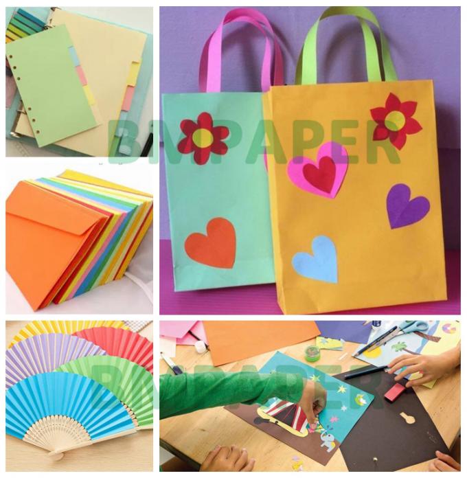 Papel Cardstock deslocado colorido sem revestimento para o cartão 720 x 1020mm
