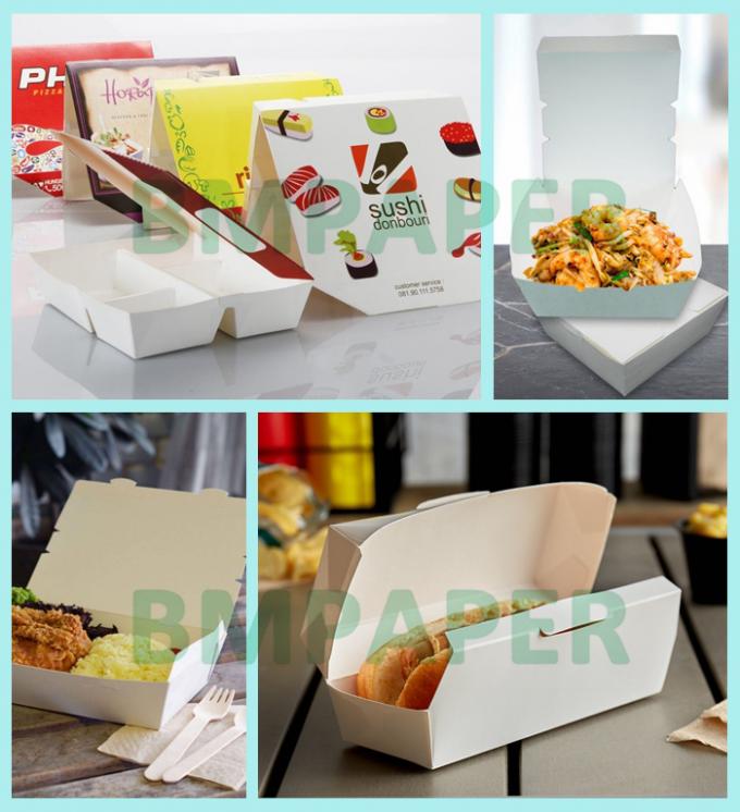 À prova de graxa papel da lancheira do PE 230gsm + 15g para o pacote 700mm do fast food