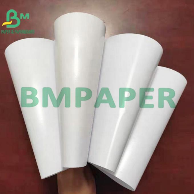 o PE 80g + 15g laminou o papel deslocado branco descorado impermeável de Woodfree