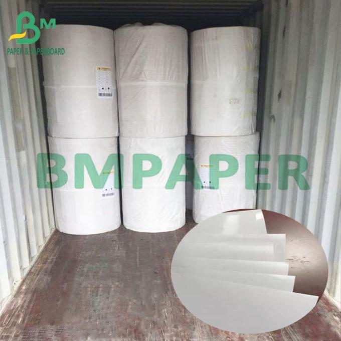 o PE 80g + 15g laminou o papel deslocado branco descorado impermeável de Woodfree (3)