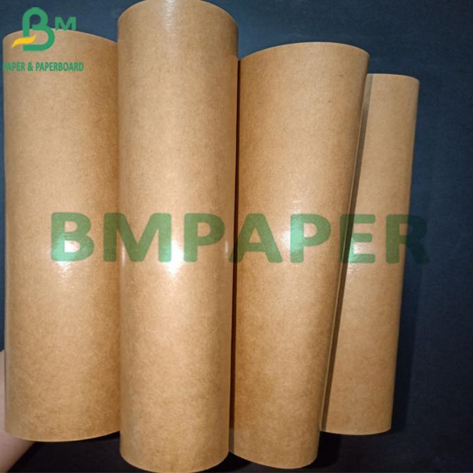 rolo lateral de Brown Kraft Papel do produto comestível do revestimento do PE de 12g 15g um para o acondicionamento de alimentos (2)