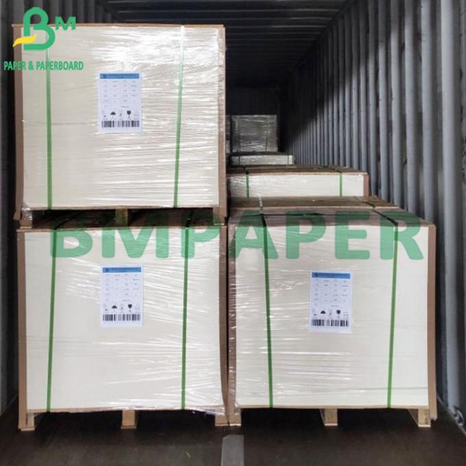 Não - um papel de embalagem branco revestido tóxico do lado com embalagem da comida rápida da parte traseira de Brown