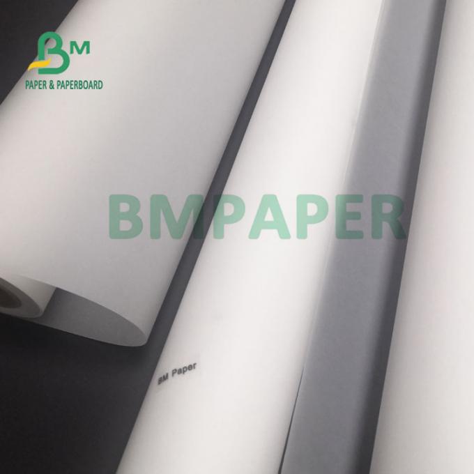 rolo de papel branco translúcido do seguimento 80gsm para a pintura 20