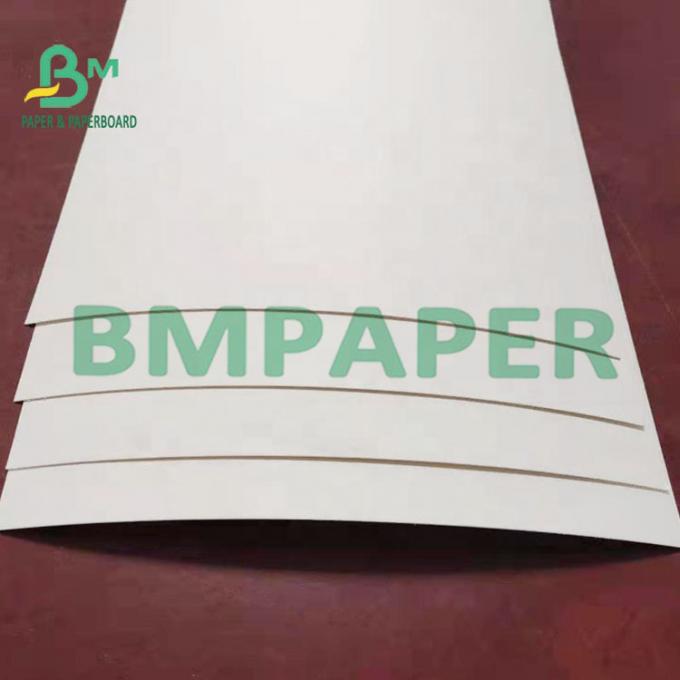 cartão de mancha branco natural branco super absorvente da placa de papel da pousa-copos da água de 1mm