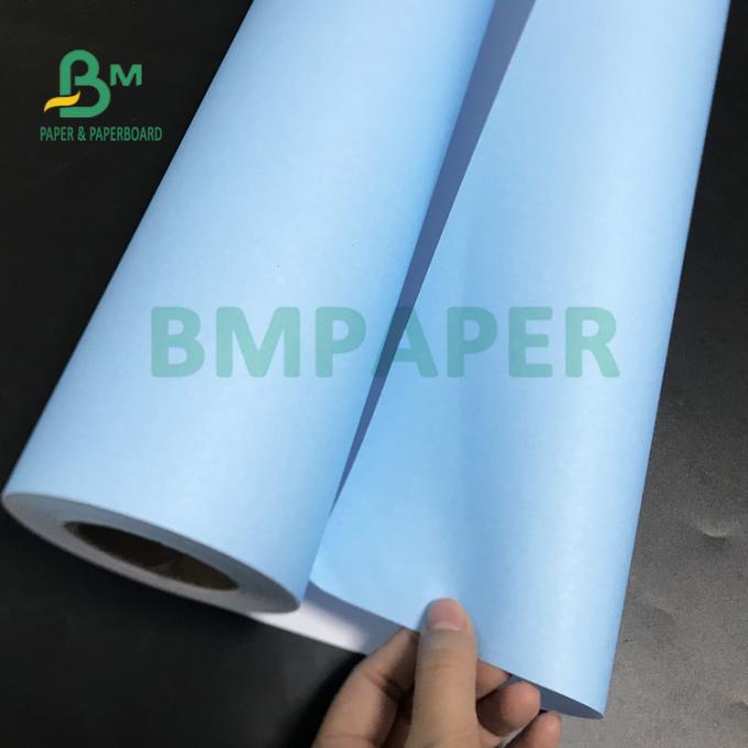 resistência 80gsm de alta temperatura um papel de cópia azul lateral da engenharia