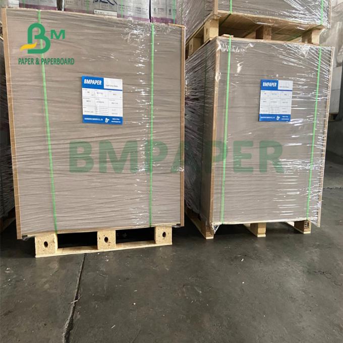 força dura Eco-amigável de 600gsm 700gsm Straw Board Both Side Grey
