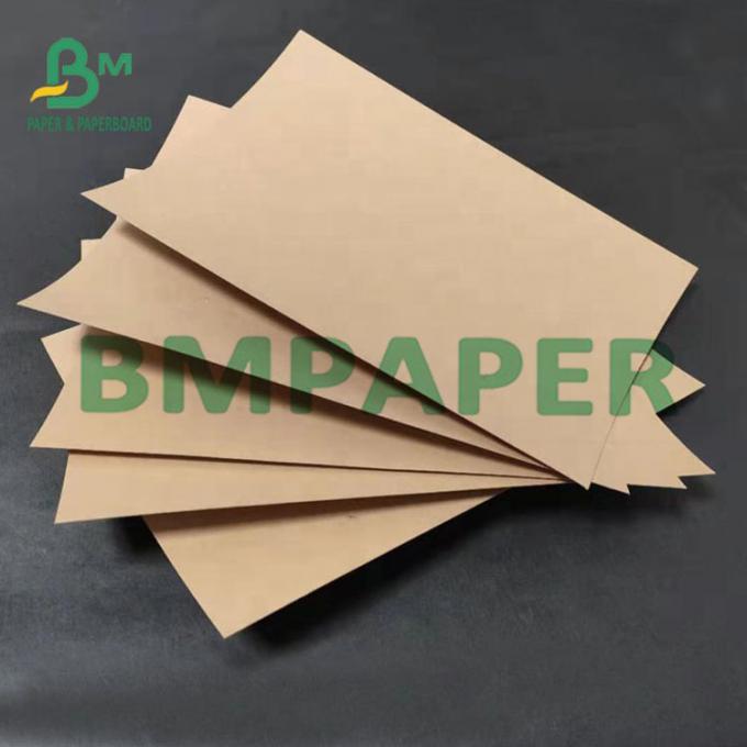 papel de embalagem de saco expansível Unbleached do Virgin de 70g 80g Brown para a indústria