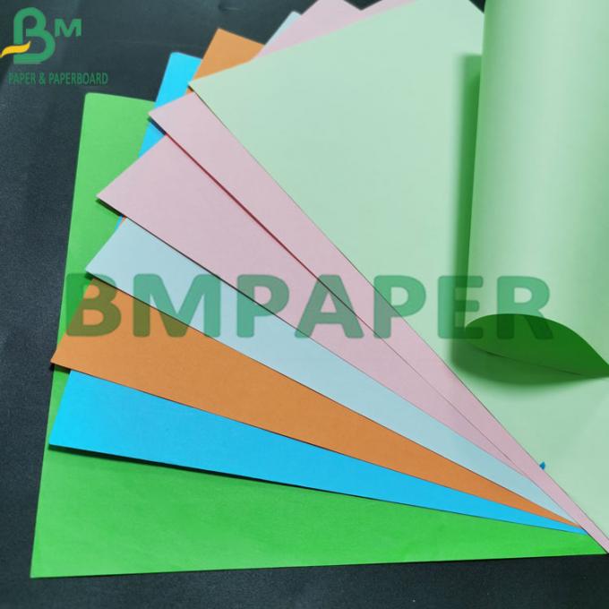 embalagem de néon superior de papel do cartão das cores da cor 80g de superfície lisa de Rolls