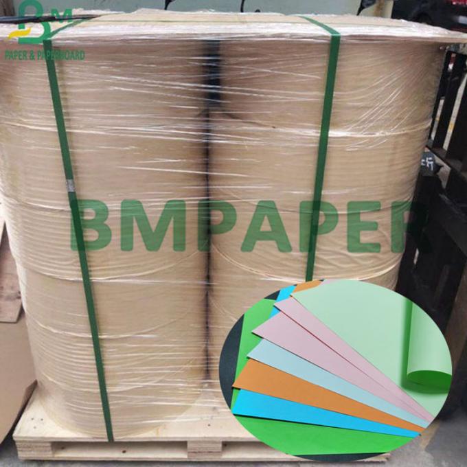embalagem de néon superior de papel do cartão das cores da cor 80g de superfície lisa de Rolls