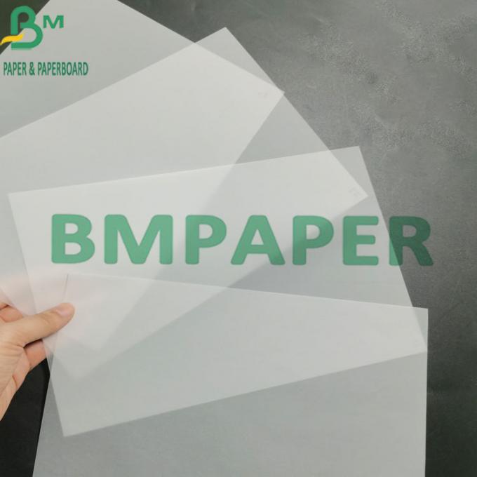 rolo enorme de papel semi translúcido de seguimento 130g para o desenho do plotador do CAD