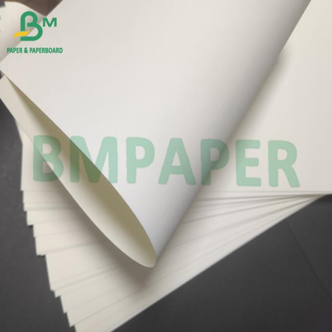 papel branco revestido poli Compostable do cartão 300gsm para bacias de sopa
