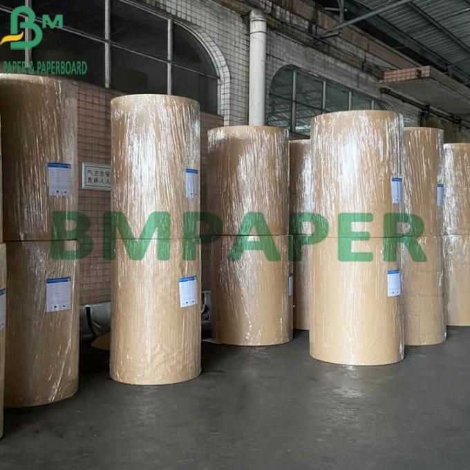 o produto comestível 300gsm revestiu o papel de embalagem branco com o Brown para trás para o recipiente de alimento
