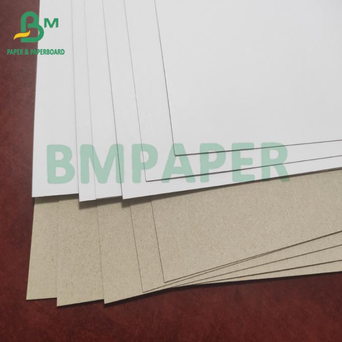 400gsm reciclável revestiu inteiramente o cartão alinhado branco Grey Back