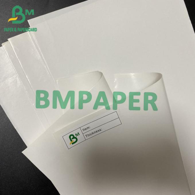 papel de etiqueta branco da cerveja de 65gsm 70gsm 75gsm para a impressão deslocada 49cm 68cm 75cm
