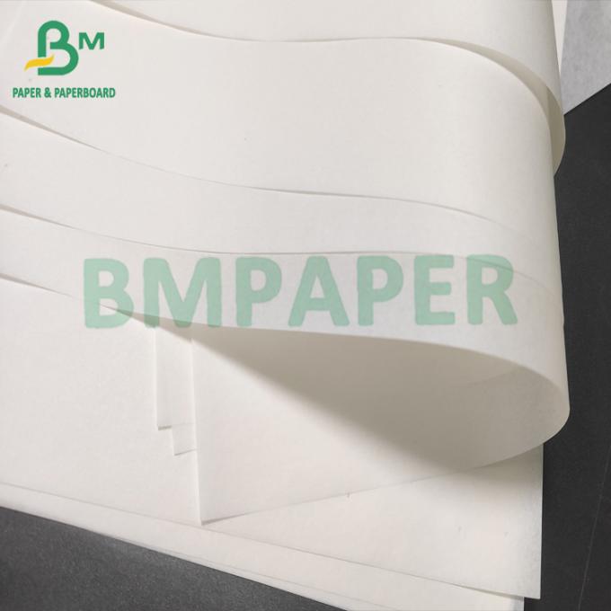 35gsm envolvimento de papel à prova de graxa branco Rolls de papel do produto comestível da categoria 3