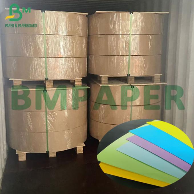 papel colorido disponível Bristol Packing Kraft Paper das cores diferentes de 90g 110g (6)