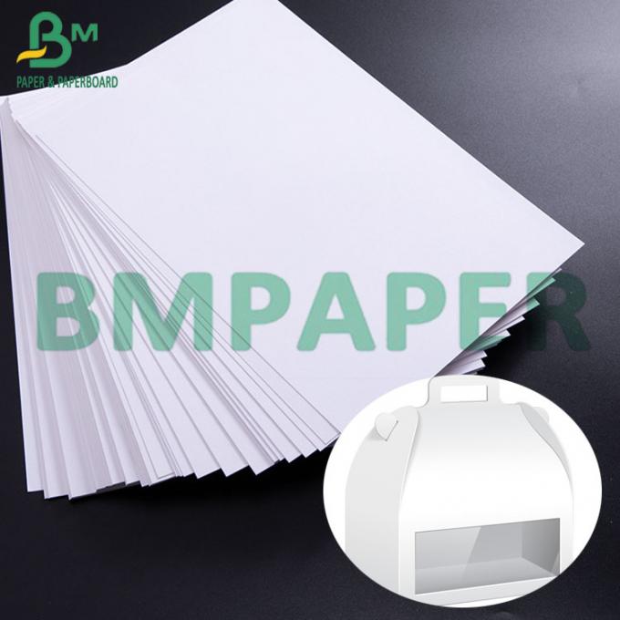 o cartão de papel contínuo de produto comestível C1S de 215g 230g SBS com um lado revestiu 30*40inch