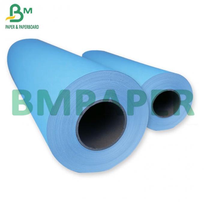 Papel de plotador azul de alta qualidade do CAD da cor de Hotsale 80g para projetar a impressão