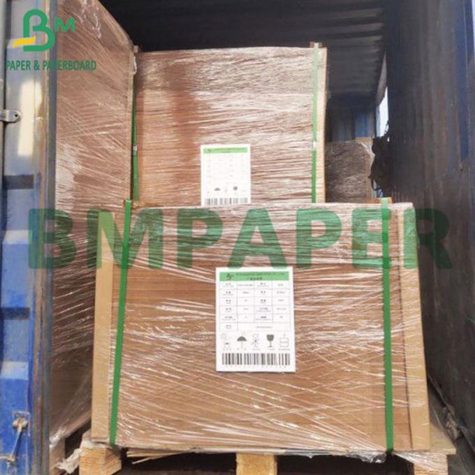80lb Eco - papel de embalagem de empacotamento amigável Brwon natural que envolve o papel do ofício (1)