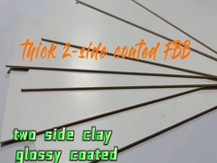 2 mm de cartão revestido de barro para caixas rígidas