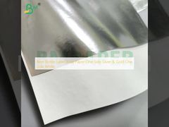 Beer Bottle Label Base Paper One Side Silver & Gold One Side White