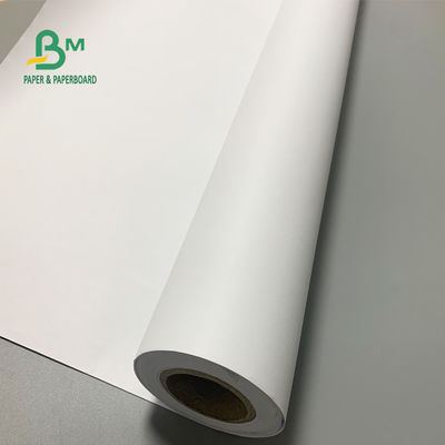 36&quot; x 500ft 92 rolo bond sem revestimento 3&quot; do papel de plotador do brilho 20lb CAD núcleo