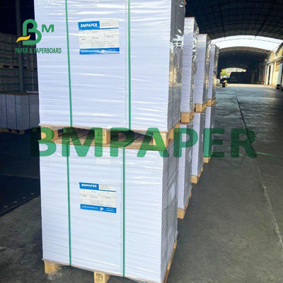 Papel lustroso 120g 635 x 965mm de Matte White C2S para cartões