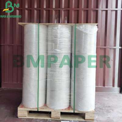 Envolvimento de pedra branco 140um de papel Eco Oilproof amigável do alimento para a embalagem do armazenamento do fruto