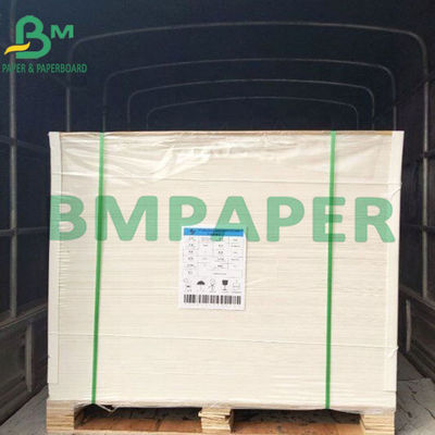 O lado de papel do rolo um do congelador não tóxico revestiu o papel de embalagem branco com o Brown para trás