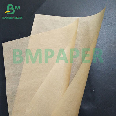 Papel castanho, à prova de água, à prova de gordura, resistente a altas temperaturas e de qualidade alimentar