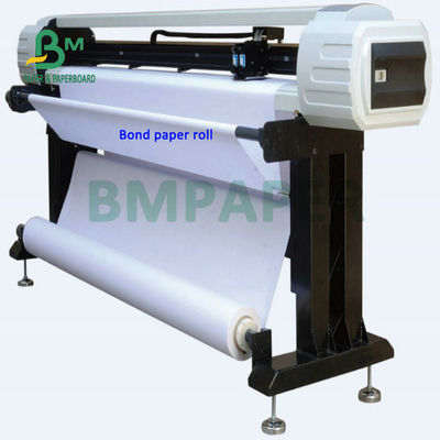 20# 24# 28# Largo formato papel de jato de tinta 20lb 24lb papel CAD não revestido