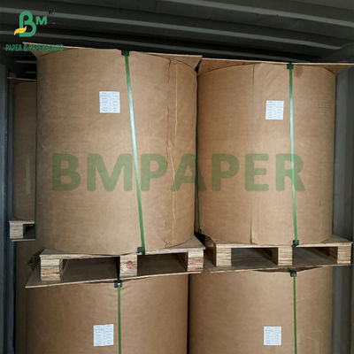 50 gm 60 gm Virgin Brown Kraft Paper Rolls para divisores Largura 100 cm