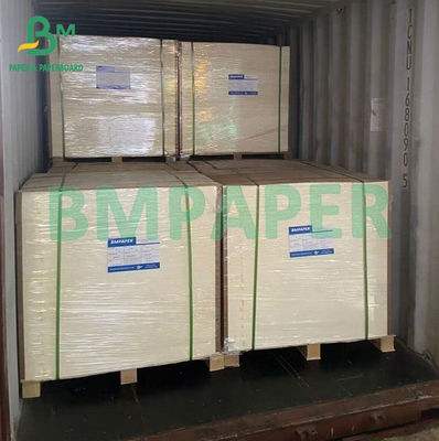 80gm Papel de reciclagem de celulose de espessura uniforme superfície lisa creme Papel sem madeira para notebook