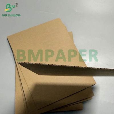 3 folhas de cartão micro corrugado Kraft Marrom N Flauta G Flauta 70 X 100cm