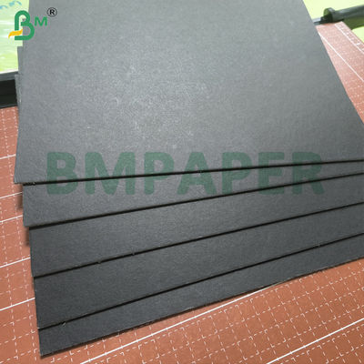 Cartão cinzento laminado de papel preto de um lado, espessura de 2 mm para embalagens