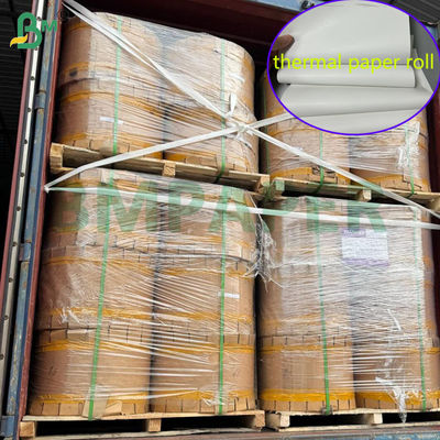 55 gm 60 gm Papel térmico em rolos Jumbo imprimível Largura 800 mm 900 mm