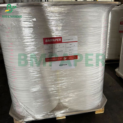 Bobinas de Papel Kraft de Polpa de Madeira Natural 28grs 29mm 33mm Para Envolver Palhinhas