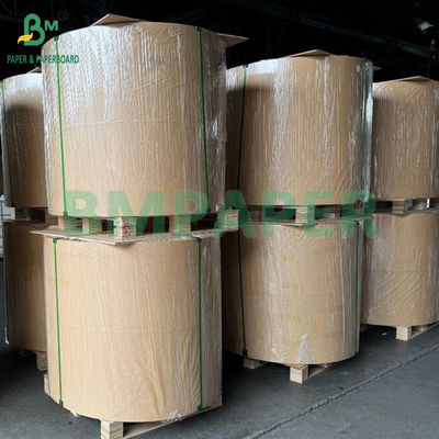 75 gm 80 gm Papel de resistência ao molho branco de um lado brilhante para embalagens de bebidas